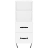  Visoka komoda bijeli 34,5x34x180 cm od konstruiranog drva | shoptok.hr