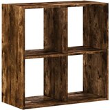 Furnova Knjižna omara dimljeni hrast 68,5x32x68,5 cm inženirski les, (21932081) | Shoptok.si