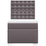  s oprugama i madracem sivi 100x200 cm od umjetne kože | shoptok.hr