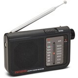 Aiwa RS-55BK Classic majhen radio s tekstilnim držalom in slušalkami v kovinskem ohišju | Shoptok.si