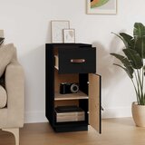  Komoda crna 34 x 40 x 75 cm od masivne borovine | Eponuda.com