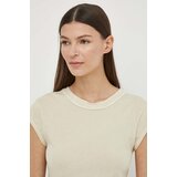 Marc O'Polo Pamučna majica za žene, boja: bež | shoptok.hr