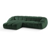 Micadoni Home Zelena žametna kotna sedežna garnitura Diana – | Shoptok.si