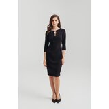 Legendww crna elegantna haljina sa ukrasnim detaljem | ePonuda.com
