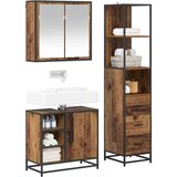  Set namještaja za kupaonicu 3 pcs Staro drvo 65 x 33 x 60 cm | shoptok.hr