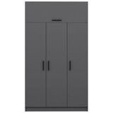 Hanah home minar 3 kapak 2 Çekmece 235 - anthracite anthracite wardrobe | Eponuda.com