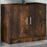 Ormarić za umivaonik boja dimljenog hrasta 63x29x55 cm drveni | shoptok.hr