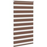 vidaXL Zebra senčilo rjave 85x150 cm tkanina širina 80,9cm poliester | Shoptok.si