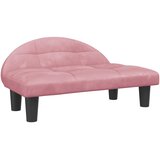  Krevet za pse ružičasti 70x52x30 cm baršunasti | shoptok.hr