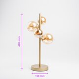  Brilagi - LED stona lampa MILLA 4xG9/3W/230V zlatna | Eponuda.com