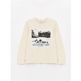 LC Waikiki Crew Neck Printed Long Sleeve Boys' T-Shirt Cene