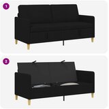 SOFA s pohranom Crna 172 x 78 x 87 cm Poliester | Eponuda.com