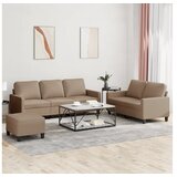 vidaXL 3-dijelni set sofa s jastucima boja cappuccina od umjetne kože Cijene