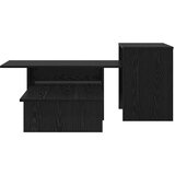  Konzolna stolica Crni hrast 80 x 50 x 225 cm Konstruirano drvo | shoptok.hr