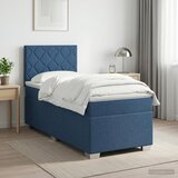  Boxspring krevet s madracem Plava 80 x 200 cm Tkanina | shoptok.hr