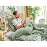 Dormeo Posteljnina Linen - zelena 140x200 cm | Shoptok.si