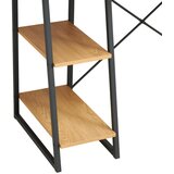 MID.YOU PISALNA MIZA kovina, leseni material črna, barve hrasta | Shoptok.si