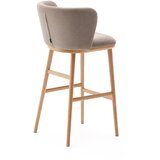 Kave Home Svetlo rjav barski stol (višina sedeža 75,5 cm) Ciselia – | Shoptok.si