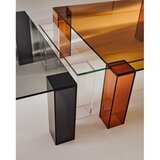 Kave Home Smeđi stakleni stolić za kavu 85x85 cm Adularia – | shoptok.hr
