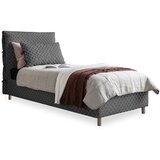 Miuform Siva oblazinjena postelja z letvenim dnom 90x200 cm Sleepy Luna - Miuform Cene