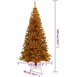  Umjetno božićno drvce sa stalkom zlatno 240 cm PET | shoptok.hr