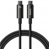 Baseus podatkovni kabel CAWJ040101 Tungsten Gold QC Type C na Type C 240W 2m - črn Cene