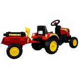 Lean_Toys Traktor s prikolico rdeča na pedale 135 cm | Shoptok.si