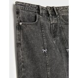 Sinsay Wide leg traperice s vezenim mašnama | shoptok.hr