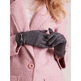 Wool Fashion Italia Gloves-AT-RK-6202.09-dark gray | shoptok.hr