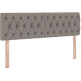  s madracem i skladištem Sivo-smeđa 140 x 200 cm Baršun | shoptok.hr