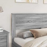 vidaXL Vzglavje z vzglavjem Siva Sonoma 200 cm Konstruiran les, (5000110507) | Shoptok.si