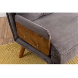 Atelier Del Sofa Dvosed na razvlačenje Cosmo, 190x120x82 cm, Tamnosivi | Eponuda.ba