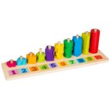  Smily Play drvena igračka Piramida Sorter | shoptok.hr