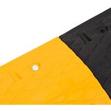  Hitrostna ovira 4 kosi rumena in črna 97x32,5x4 cm guma | Shoptok.si