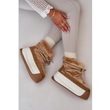 Big Star Leather Women's Snow Boots On Thick Sole With Fur Big Star | shoptok.hr
