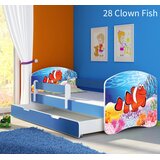  Dječji krevet ACMA s motivom, bočna plava + ladica 160x80 cm 28 Clown Fish | shoptok.hr