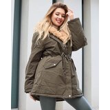 Resti Women's green winter jacket PLUS SIZE - Clothing | Shoptok.si