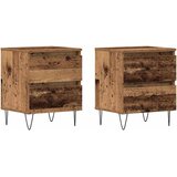  Noćni ormar 2 pcs Staro drvo 40 x 35 x 50 cm Konstruirano drvo | shoptok.hr