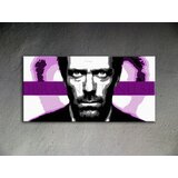  Ručno slikane slike na platnu na platnu POP Art Dr. HOUSE 1-dijelna () | shoptok.hr