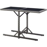  Vrtni stol antracit 110 x 53 x 72 cm stakleni i poliratan | shoptok.hr