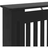  Pokrov za radijator crni 172 x 19 x 81,5 cm konstruirano drvo | shoptok.hr