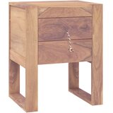  Noćni ormarić 40 x 30 x 50 cm od masivne tikovine | Eponuda.com