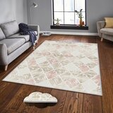 Conceptum Hypnose tepih Eexfab1143, pravougaoni, 100x300 cm, krem-roze | ePonuda.com