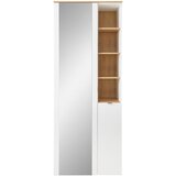 XORA garderobna omara bela, hrast artisan | Shoptok.si