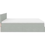 vidaXL Okvir kreveta s madracima svijetlosivi 160x200cm baršunasti | shoptok.hr