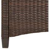  Vrtna klupa Smeđa i krem 105 x 60 x 112 cm Čelik i poliester - Smeđa i krem | shoptok.hr