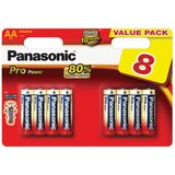 Panasonic pro power LR6PPG-8BW aa 1.5V alkalne baterije (8kom.) Cijene