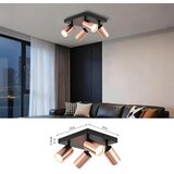  Immax NEO 08304L - Spot svetiljka PUNTO 4xGU10/9W/230V roze zlato | Eponuda.com