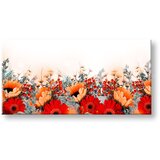  Slike na platnu crveno CVEĆE_154-13 (moderne slike na platnu) | ePonuda.com