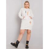 RELEVANCE Dress-RV-SK-7178.44-ecru | Shoptok.si